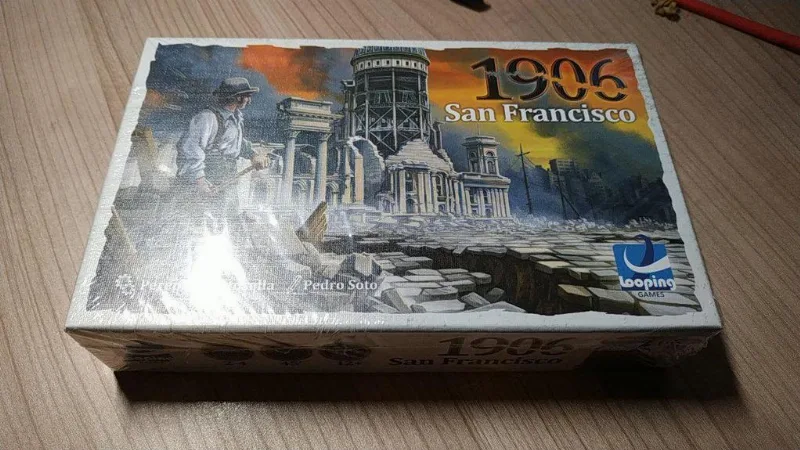 1906 San Francisco boardgame organizer/insert