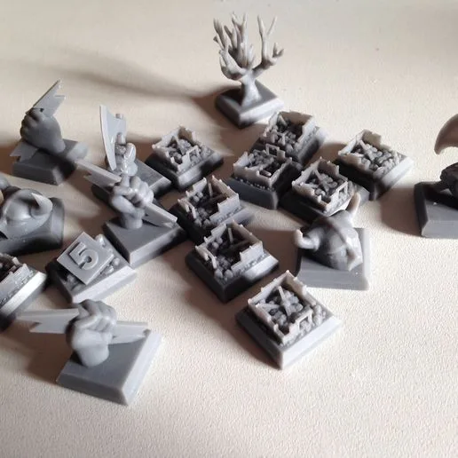 Blood Rage 3D Tokens