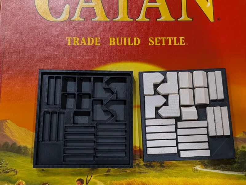 Pocket Size Catan Player Piece Carrier