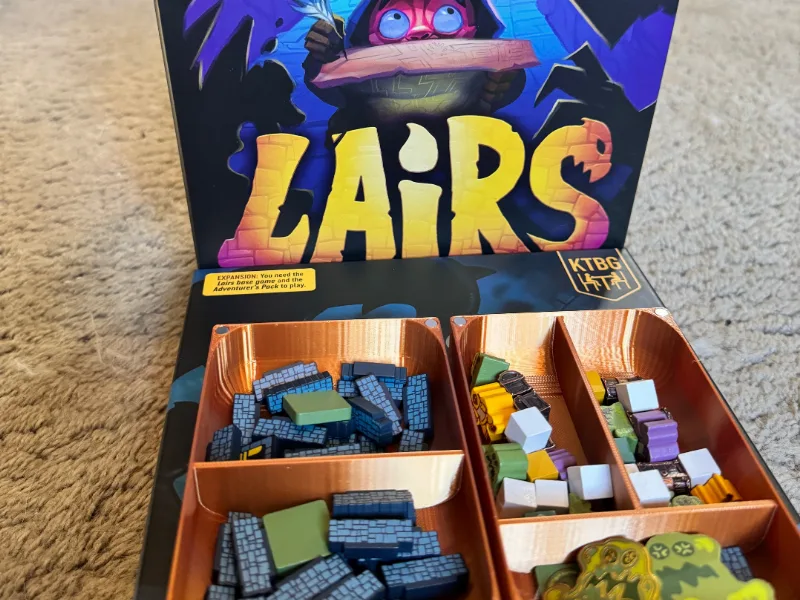 Lairs board game token Insert
