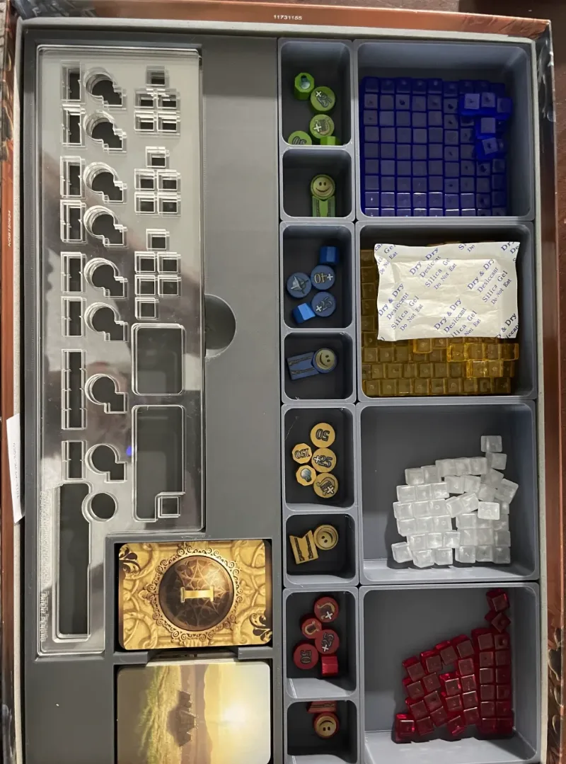 Through the Ages board game organizer