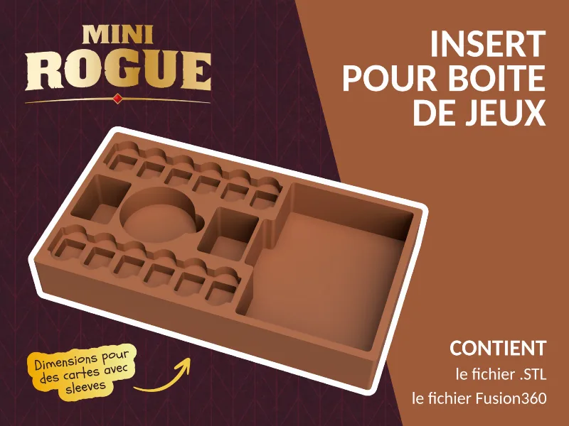 Insert for board game - Mini Rogue