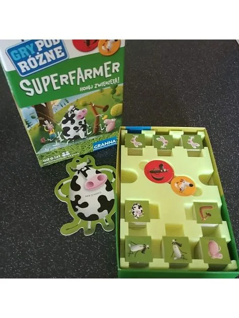 Insert for Polish game Superfarmer (box insert)