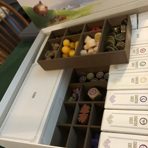 Charterstone Board Game - Scriptorium Lower Tray/Insert