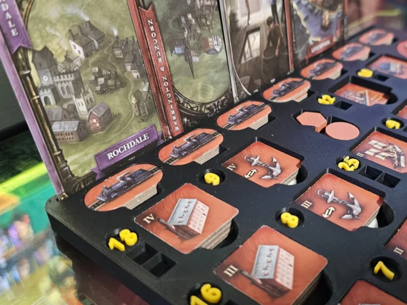 Brass Lancashire - Player boards
