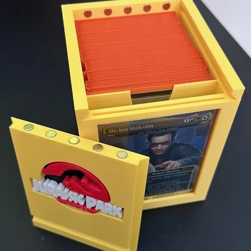 Jurassic Park Deck Box for Magic the Gathering or Other card games