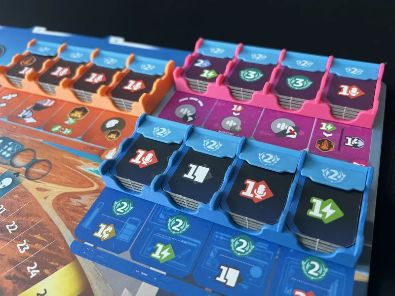 SETI Board Game Tech Tiles Holder