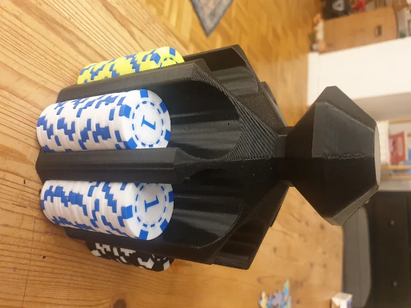 Poker Chip Holder Rack