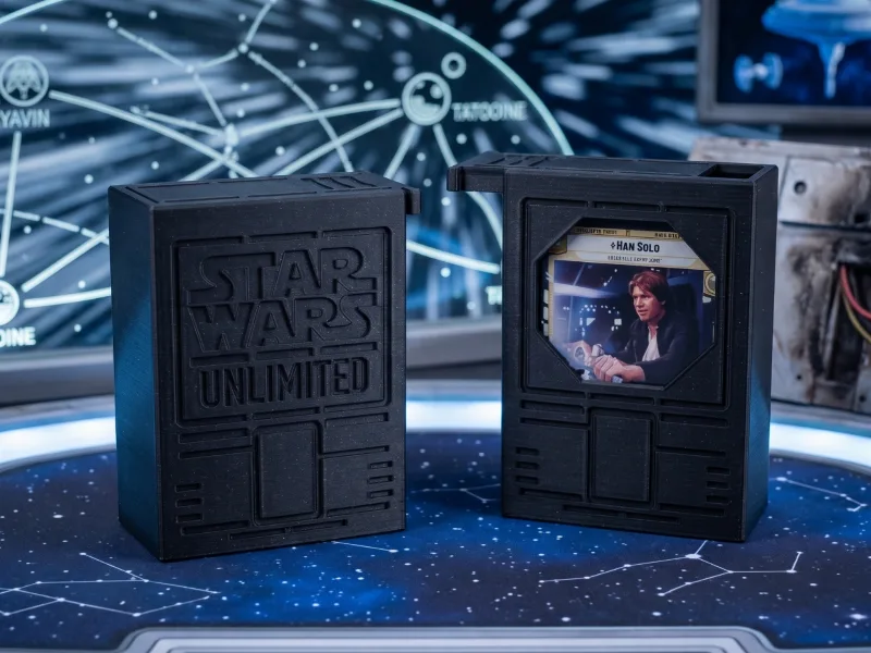 Star Wars Unlimited TCG Deck Box — Card Window
