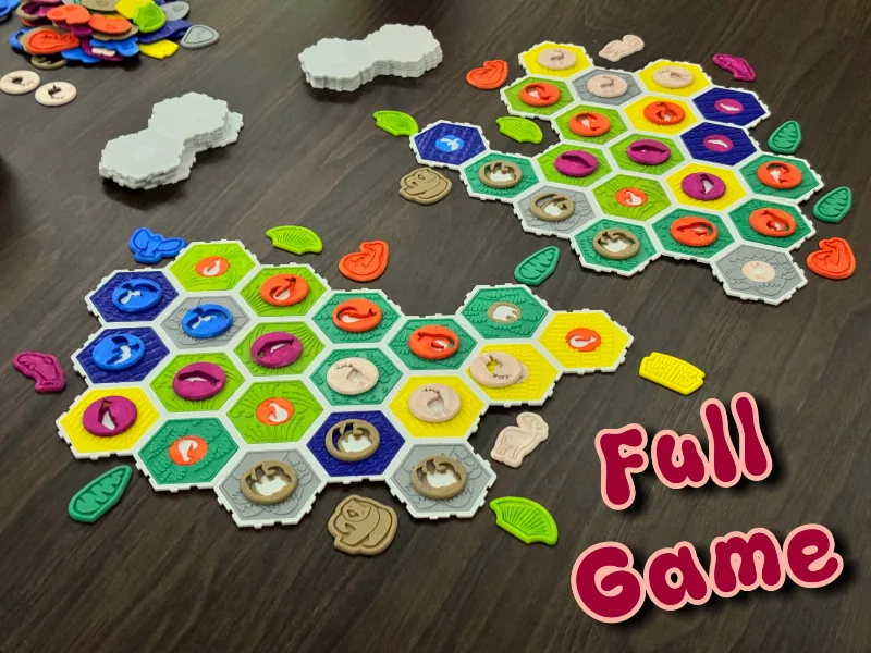CASCADIA Junior - All Tiles and Pieces