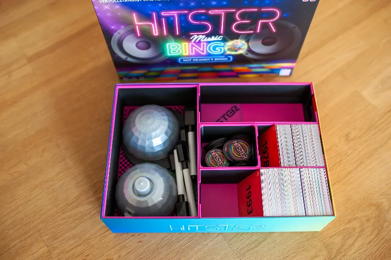 Hitster BINGO Insert for more Cardstorage