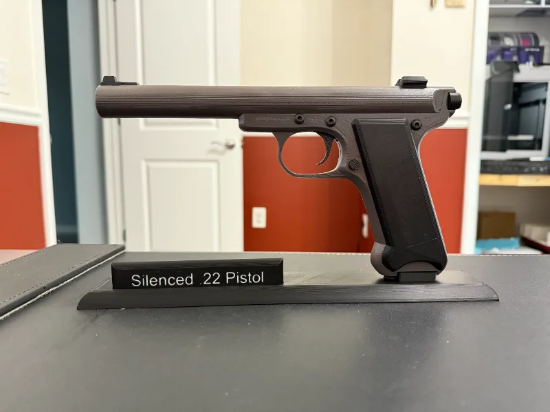Fallout NV Silenced .22 Pistol Stand