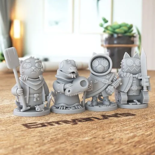 Root: The Riverfolk Expansion Boardgame Miniatures