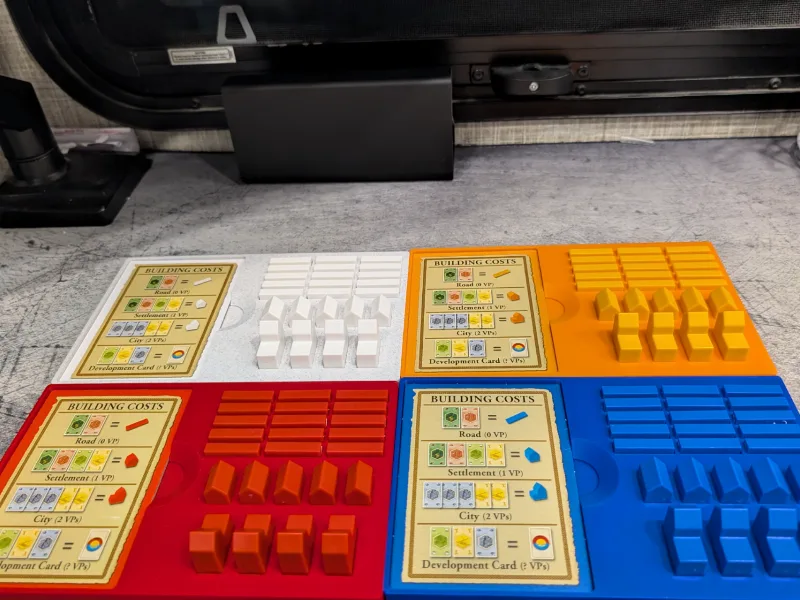 Catan Player Piece Organizer