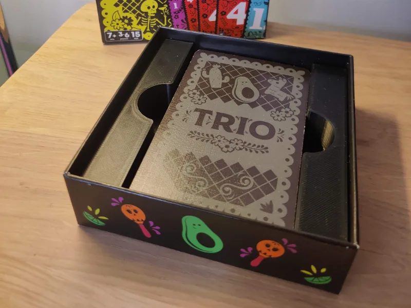 Trio boardgame insert