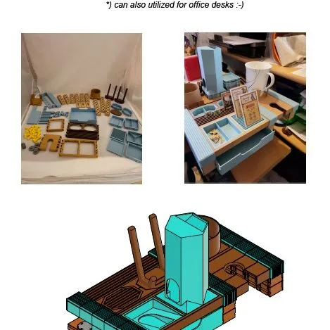BGTE - BoardGame Table Extension (or office desk extension)