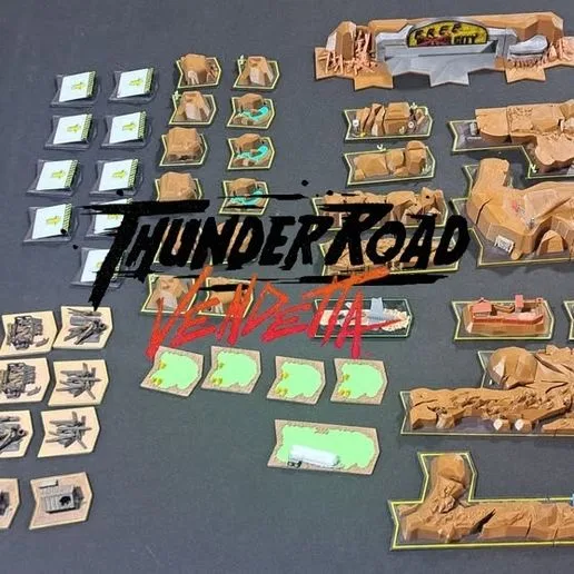 Thunder Road: Vendetta  and Carnival of Chaos - Impassable Terrain  Upgraded Tiles