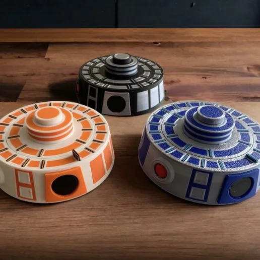 Star wars unlimited card game compatible droid style damage counter. life counter stl files.