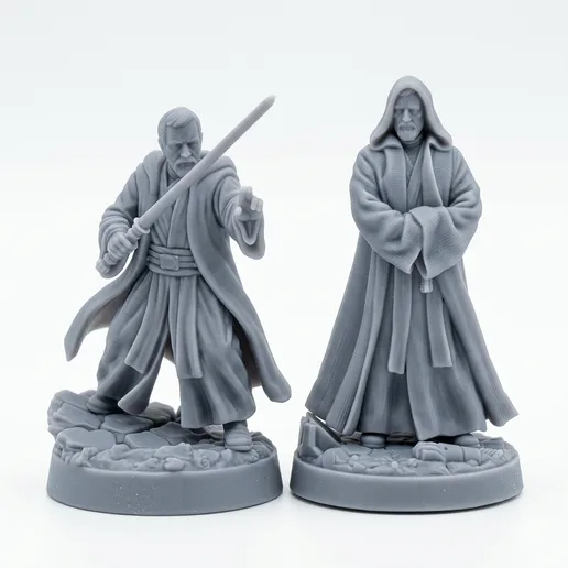 Obi-Wan Kenobi Episode 4 Dual Pose - Ben Kenobi - 32mm Star Wars Legion Scale