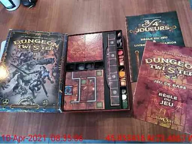 Insert Dungeon Twister et extension 3/4 Joueurs