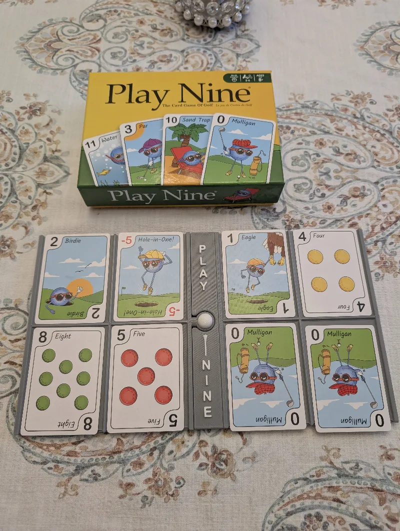 Play Nine Card Game Board