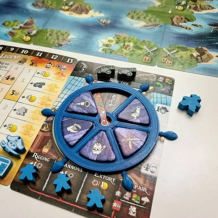 Card Wheels and Player Pocket