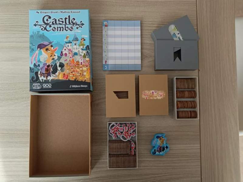 Castle Combo Boardgame Insert