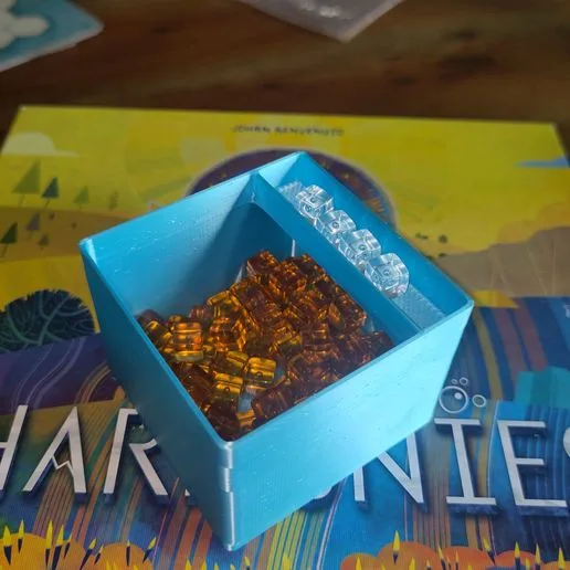 Harmonies Inlay / Board Game Insert / Organizer (slim version)