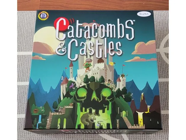 Catacombs & Castles 2E Big Box Insert for Sleeved Cards