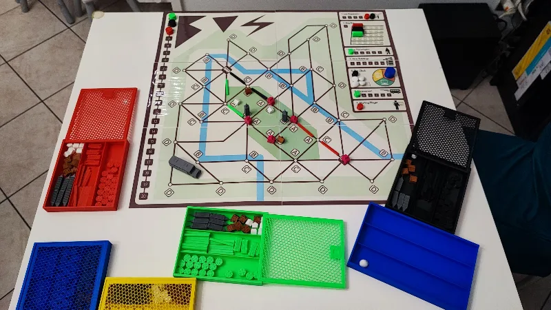 Bus Splotter Spellen - Fan Tribute: Custom 3D Deluxe components
