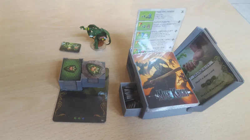 Mage Knight character in-game organizer + storage