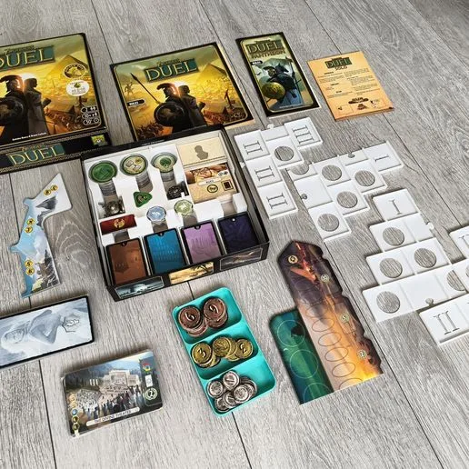 7 Wonders Duel + Pantheon + Solo - Organizer with Ages tray