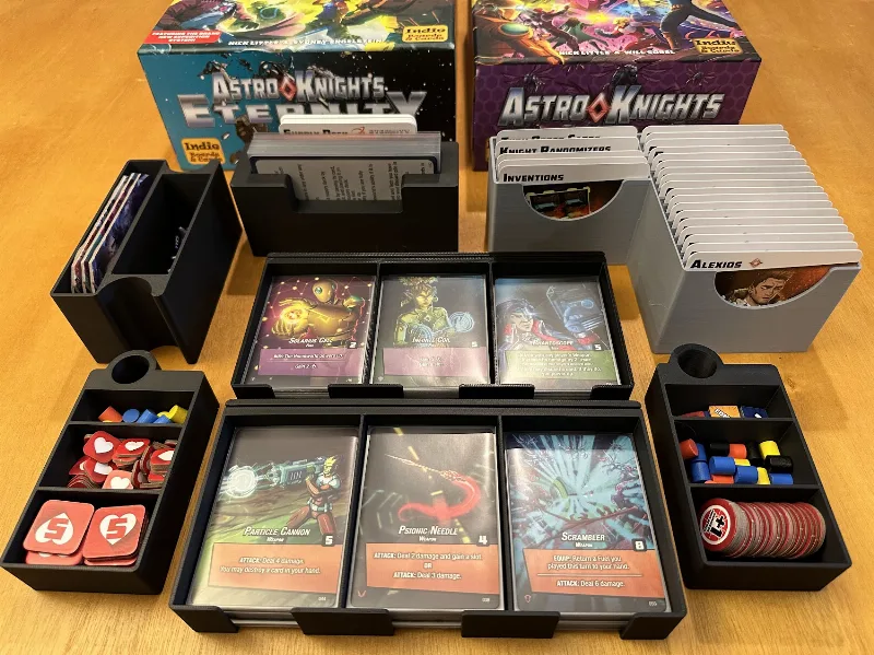 Astro Knights + Eternity expansion, deluxe player boards insert