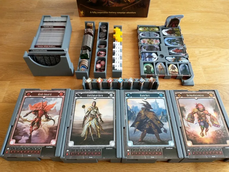 Gloomhaven: Jaws of the Lion Boardgame Box Inserts