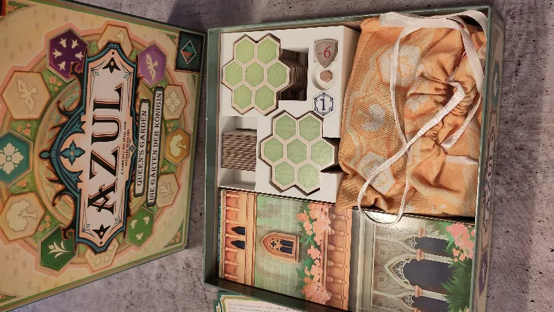 Insert for Azul Queen's Garden with mini expansion / Azul Die Gärten der Königin mit Mini Erweiterung