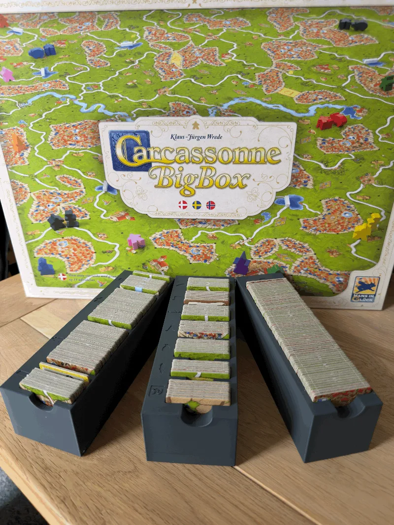 Carcassonne expansions Inserts for base box