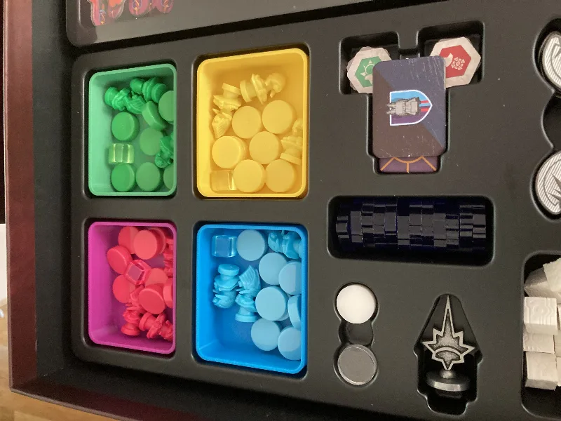 Trays for the player pieces in Revenant