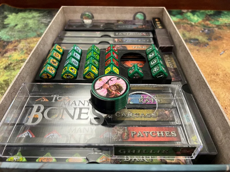 Too Many Bones : Deluxe Gearloc Trays for 5, 6 or 7 Chips for Too Many Bones Trove Chest