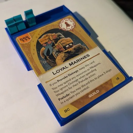 Arcs (or other) Court Card and Meeple Holder