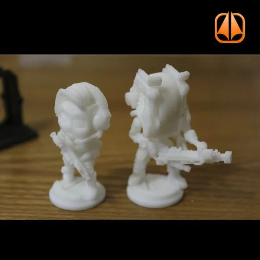 CHIBI's PACK-I (Sout,Soldier,Adult Intruder) - NEMESIS BOARDGAME