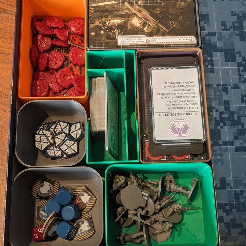 XCOM Board game insert