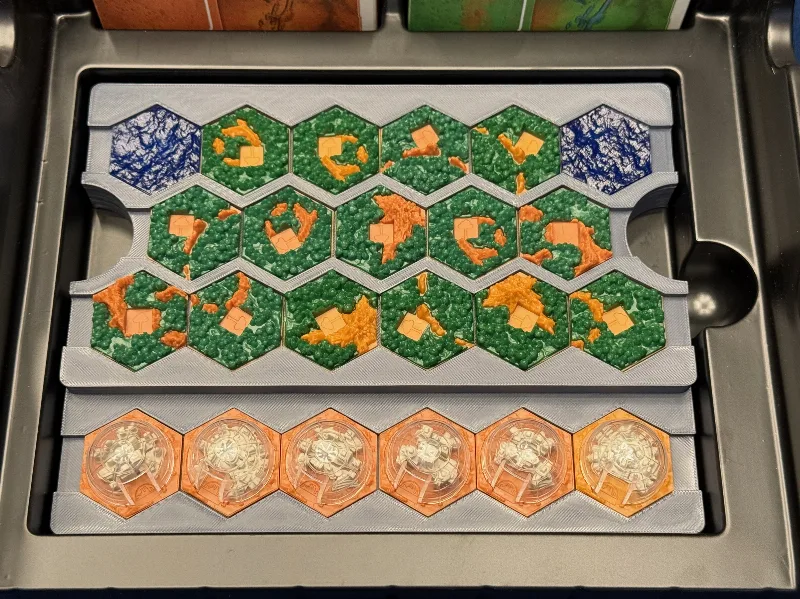 Terraforming Mars Big Box/Amazonis Planitia fan-made map extra tile storage