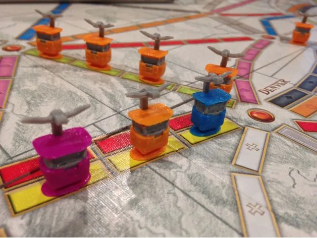 TTR Skyway Gondola Playing Pieces