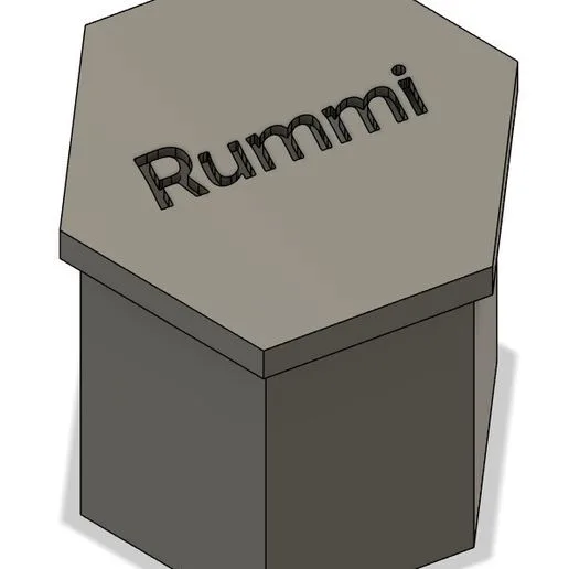 Premium Rummikub Organizer & Box – 3D Model