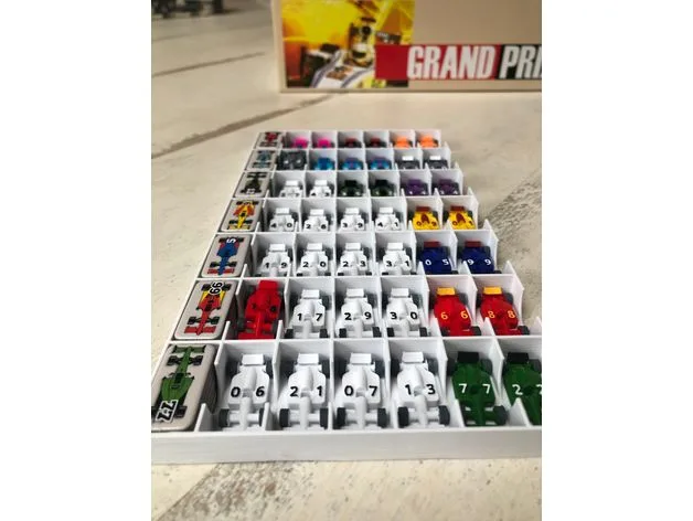 Grand Prix (GMT Games) Cars & Insert