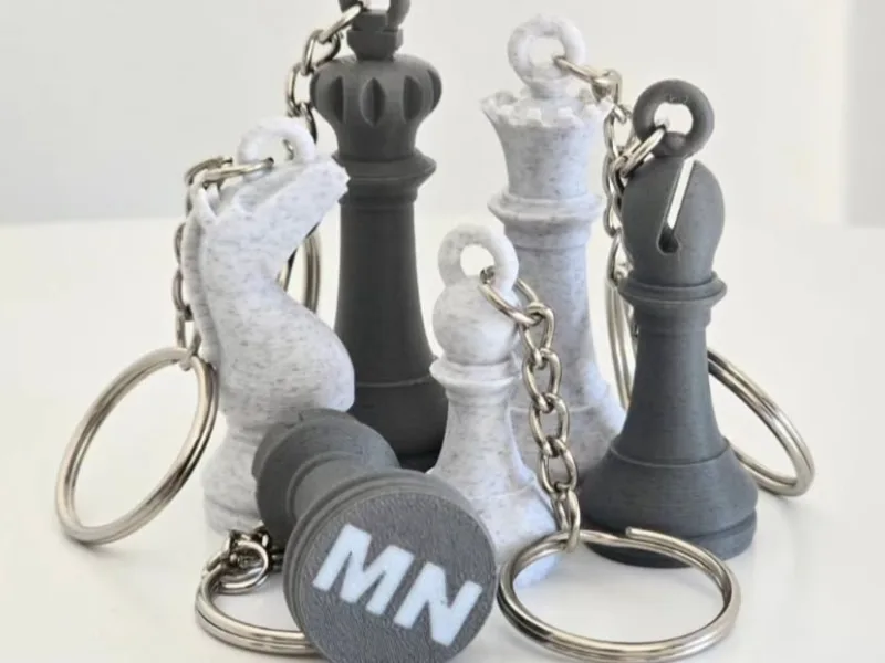 Chess Piece Keychains