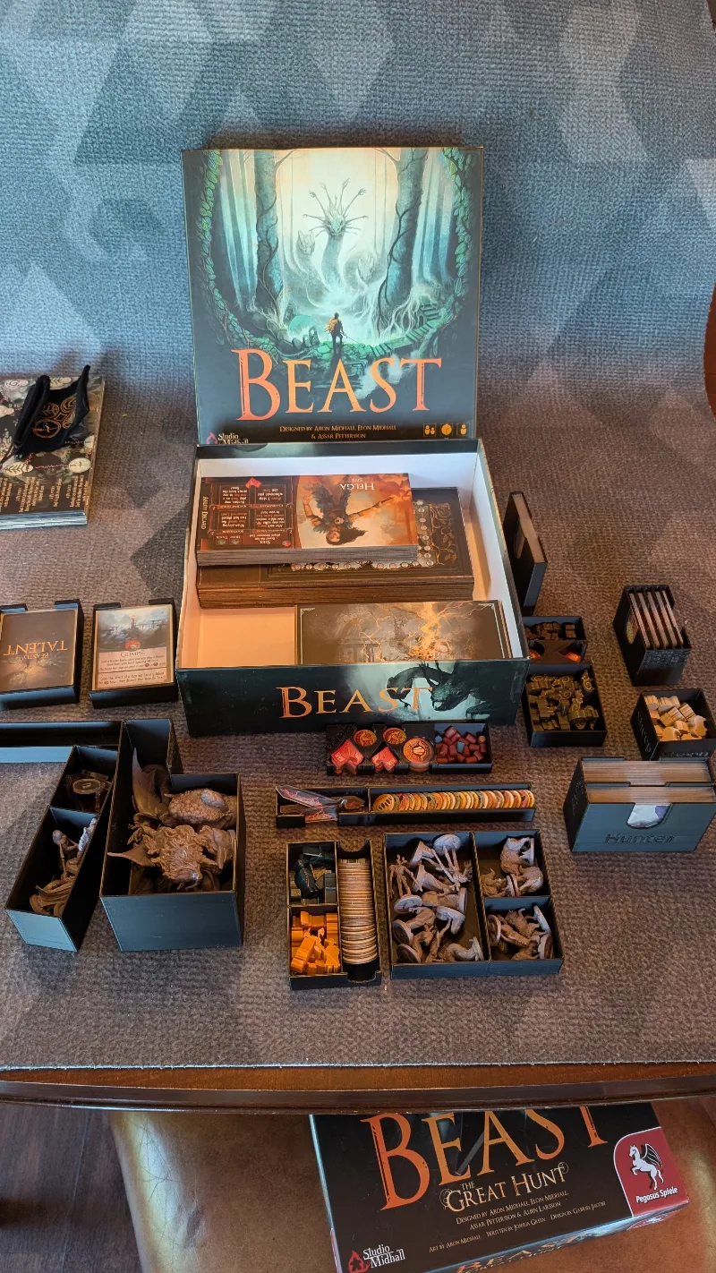 Beast Board Game Insert with Expansions