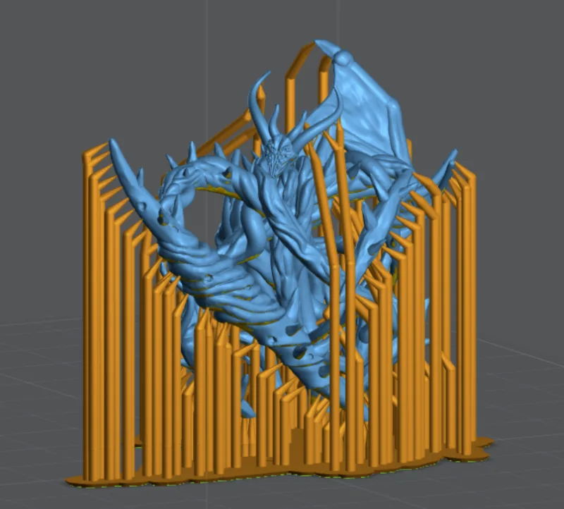 Gloomhaven Chaos Demon (Resin pre-supported)