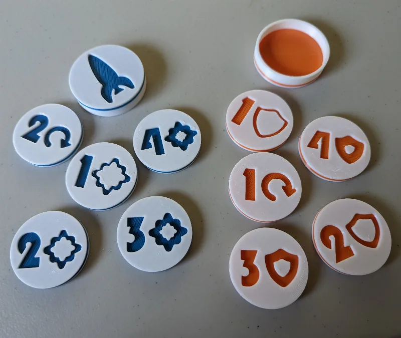Cosmic Encounter Duel Tactic Token Replacements