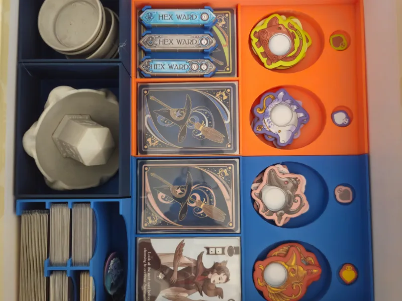Tea Witches Boardgame Box Insert